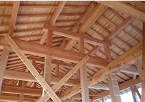 2階 屋根裏の小屋組2