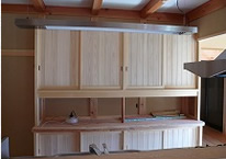 手造りの水屋